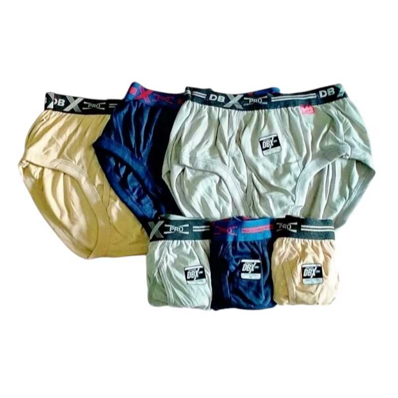 3pcs - Celana Dalam Pria DBX Pro Man cd pria Dewasa jumbo Karet Boxer dbx