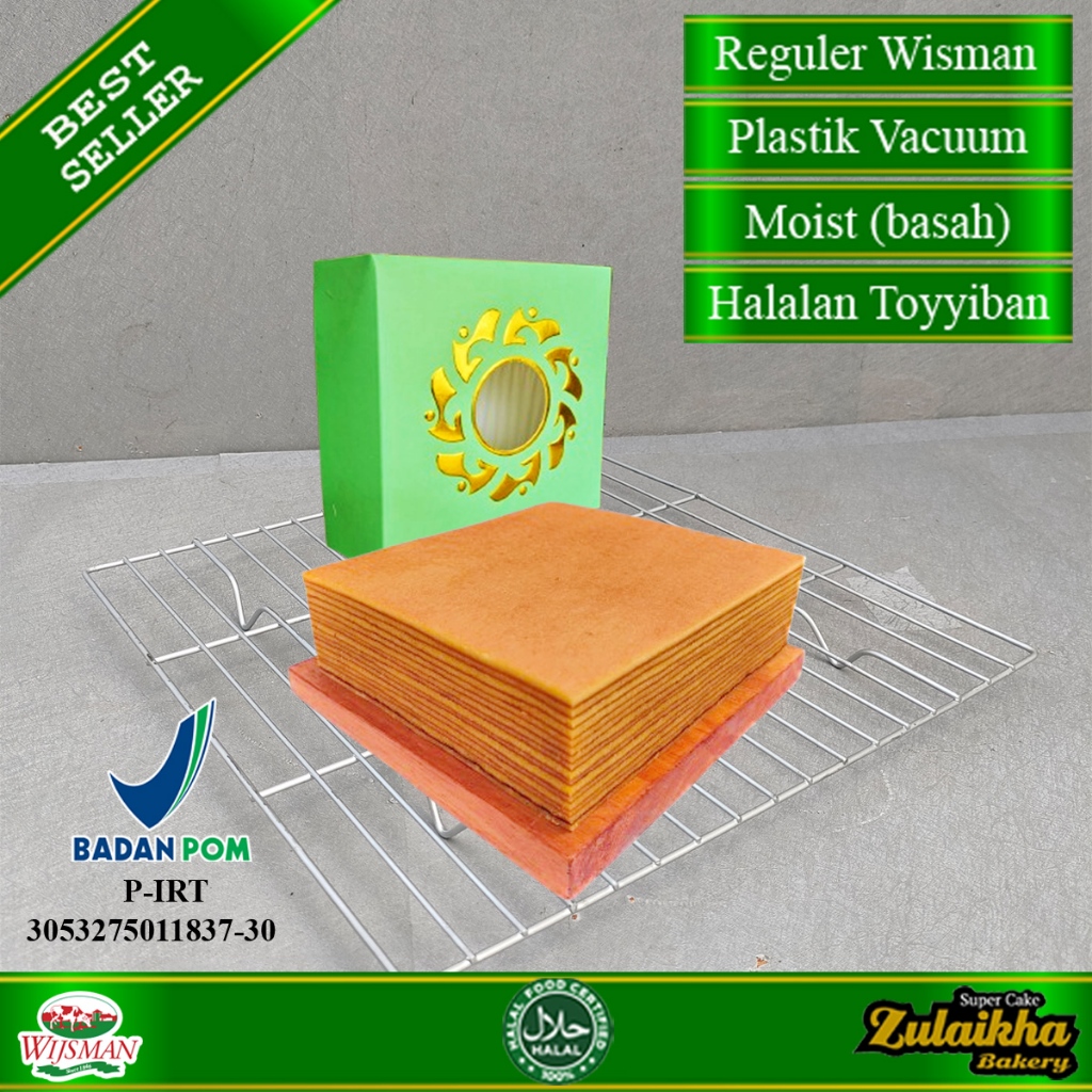 

Lapis legit wisman original ukuran 20 x 20 cm