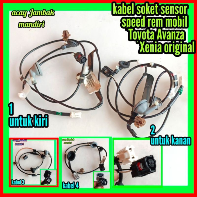soket kabel switch ABS mobil Toyota Avanza Xenia