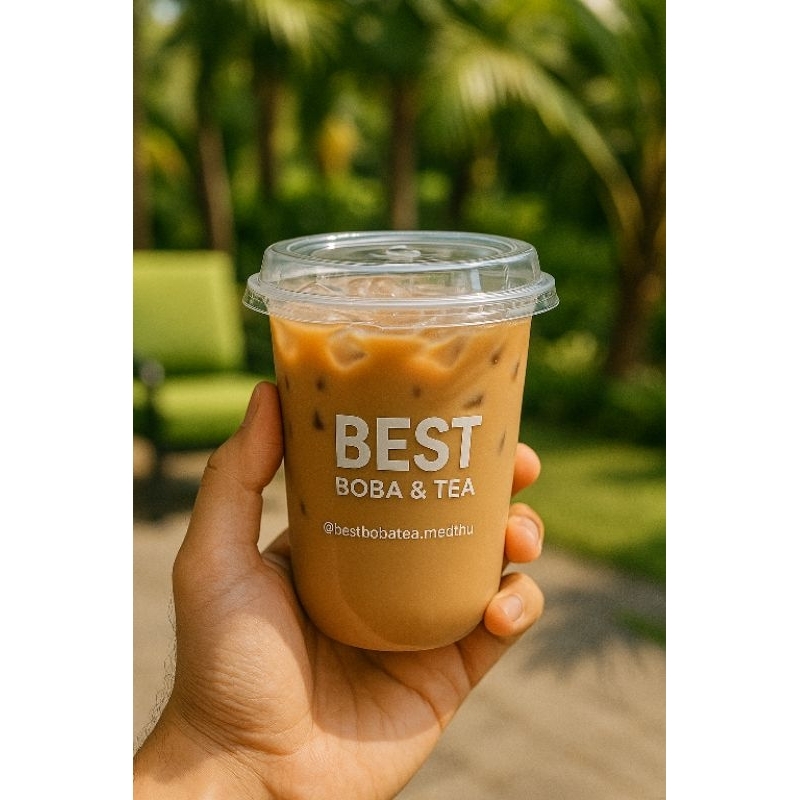 SABLON GELAS CUP PLASTIK 16 oz  Starindo Oval/Datar