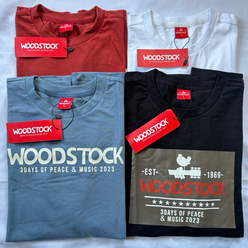 Kaos Pria Woodstock