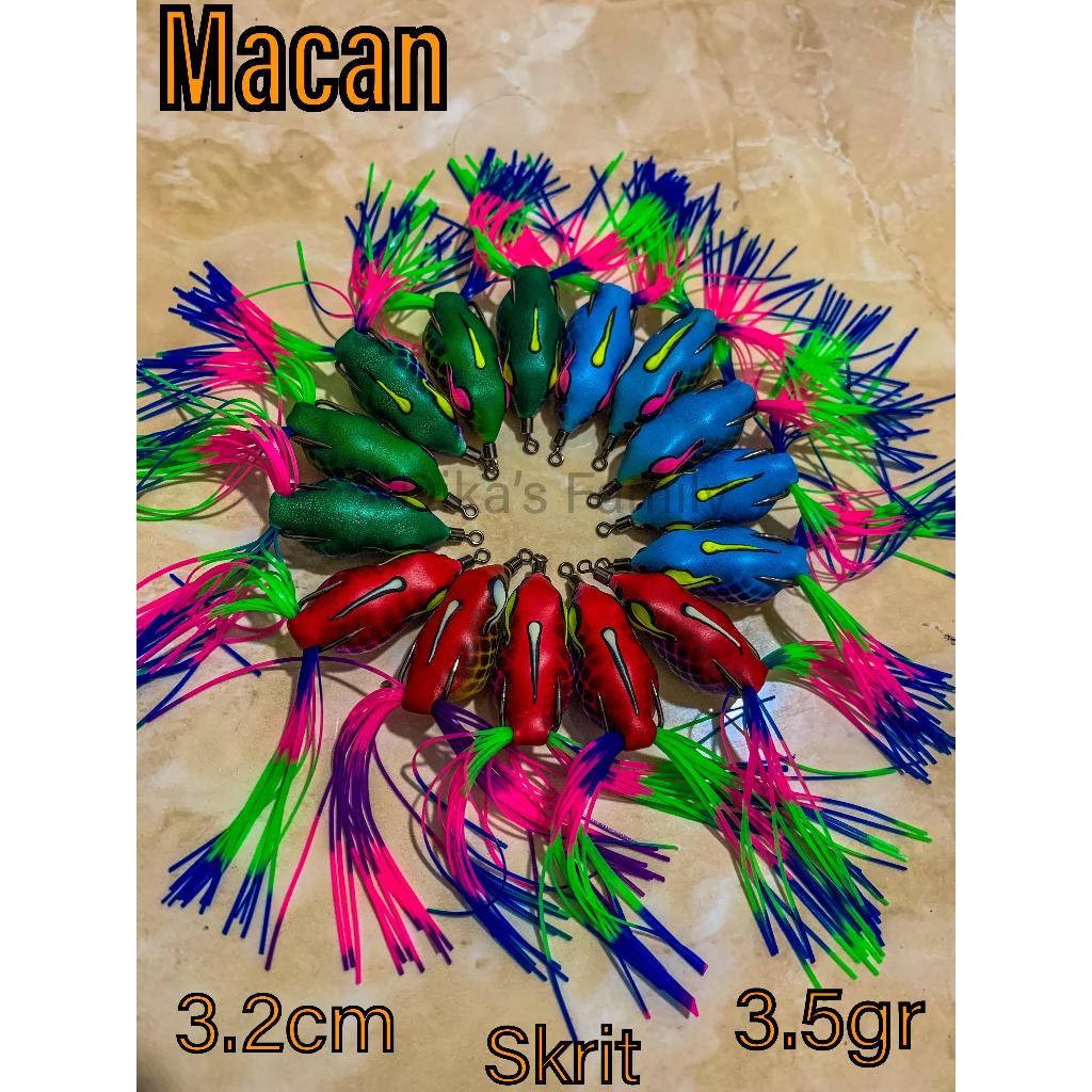 Umpan pancing Softfrog/Kail Pancing katak Macan