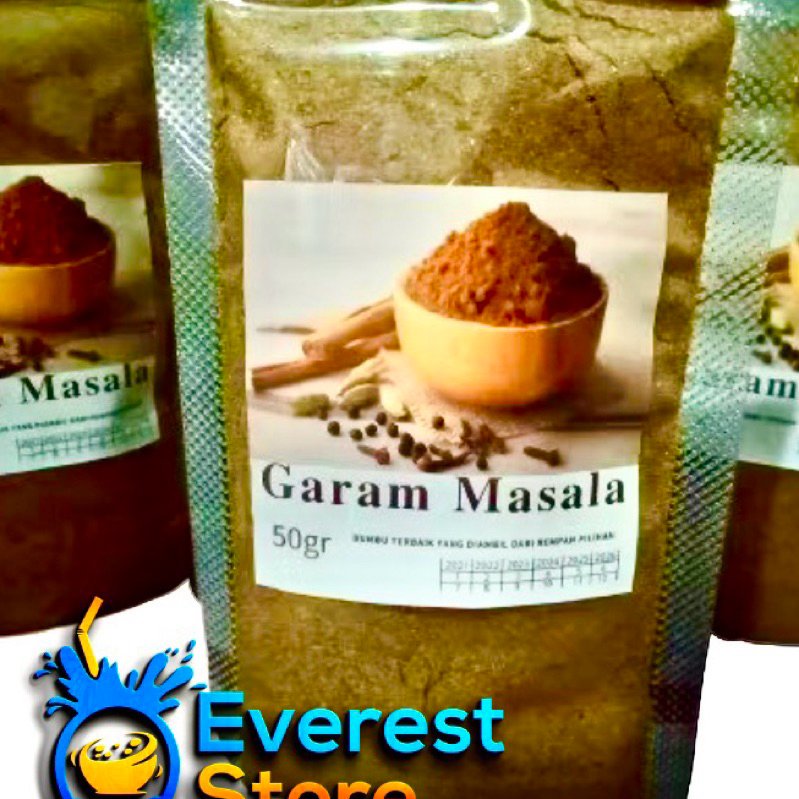 

Garam masala 50g bumbu India.