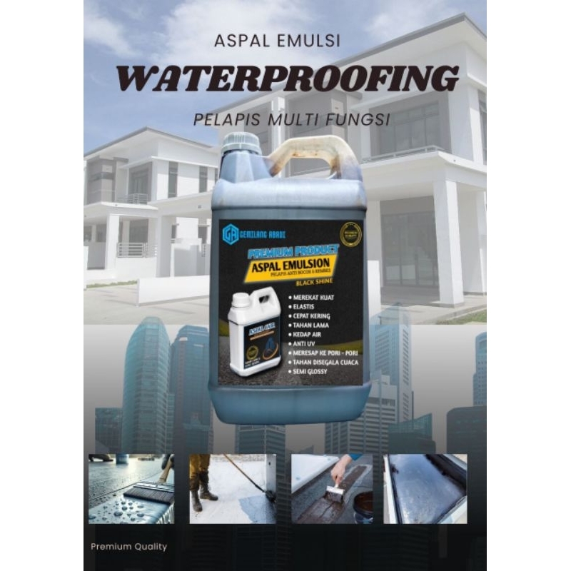 Aspal Cair 5.KG emulsion waterproofing anti bocor