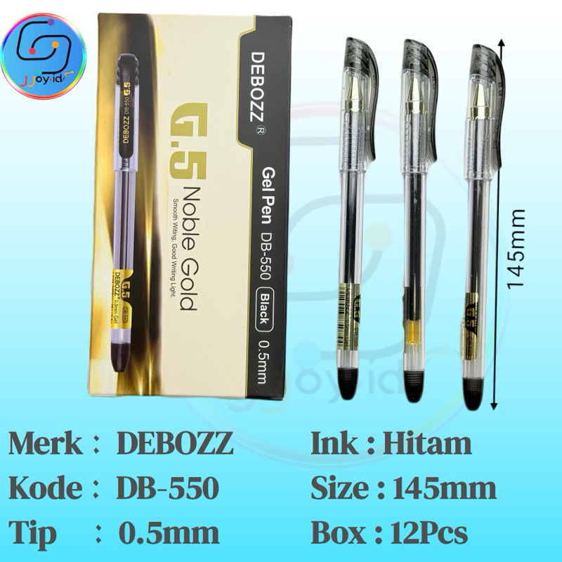 

Alat Tulis Gel DEBOZZ DB550 dengan Tinta Hitam 0.5mm - Stationery | Pena | Ballpoint
