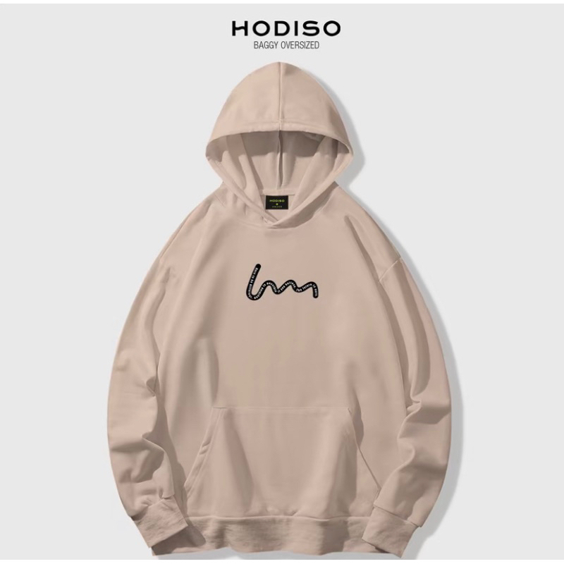 HODISO - Bumpy Oversized Baggy Hoddie Pullover Unisex