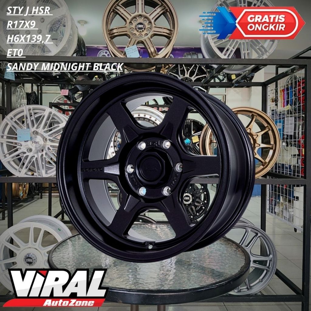 Velg Mobil Hsr Wheel Ring 17 Lobang 6 Pcd 139,7 tipe Hsr STY PAJERO/HILUX/TRITON