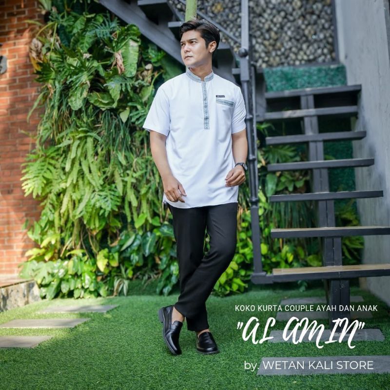 Koko Kurta AL-AMIN | Koko Kurta Pria Lengan Pendek