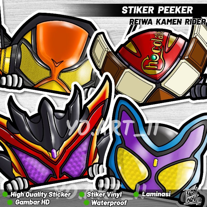 

Stiker peeker - Reiwa KAMEN RIDER series