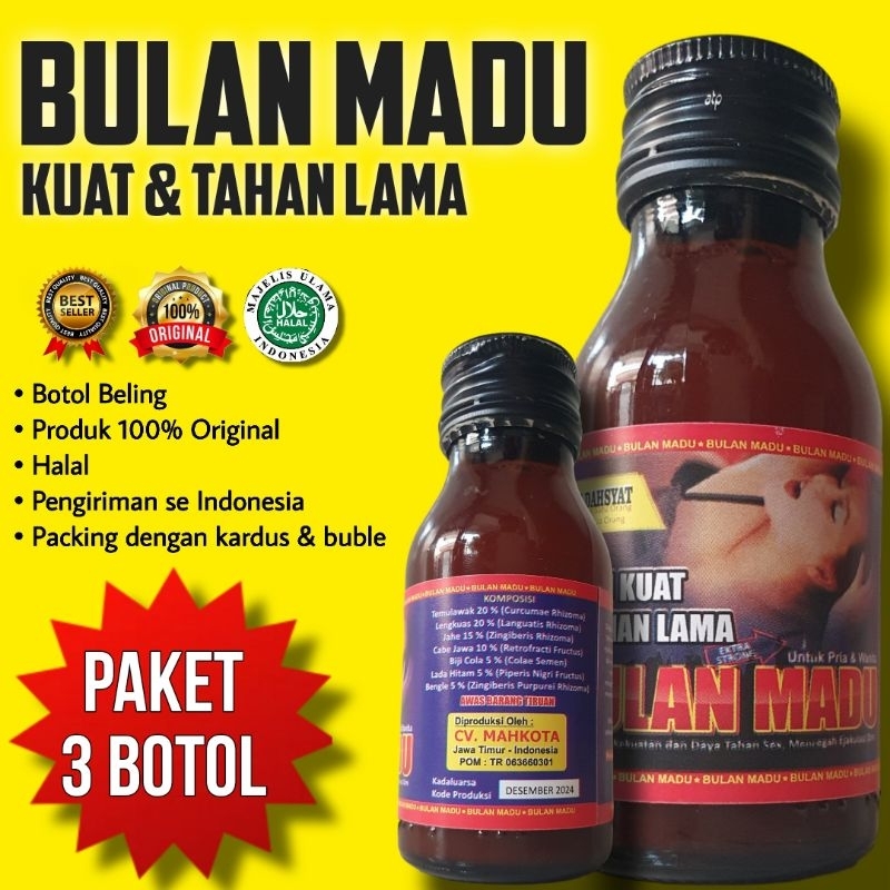 

JAMU BULAN MADU TERMURAH (PAKET 3 BOTOL)