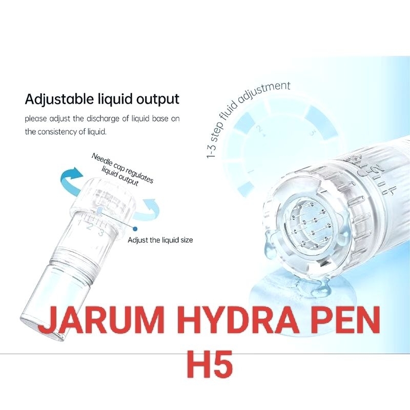 jarum hydra pen h5 catridge hydrapen h5 skin booster dna salmon whitening hydra pen h5