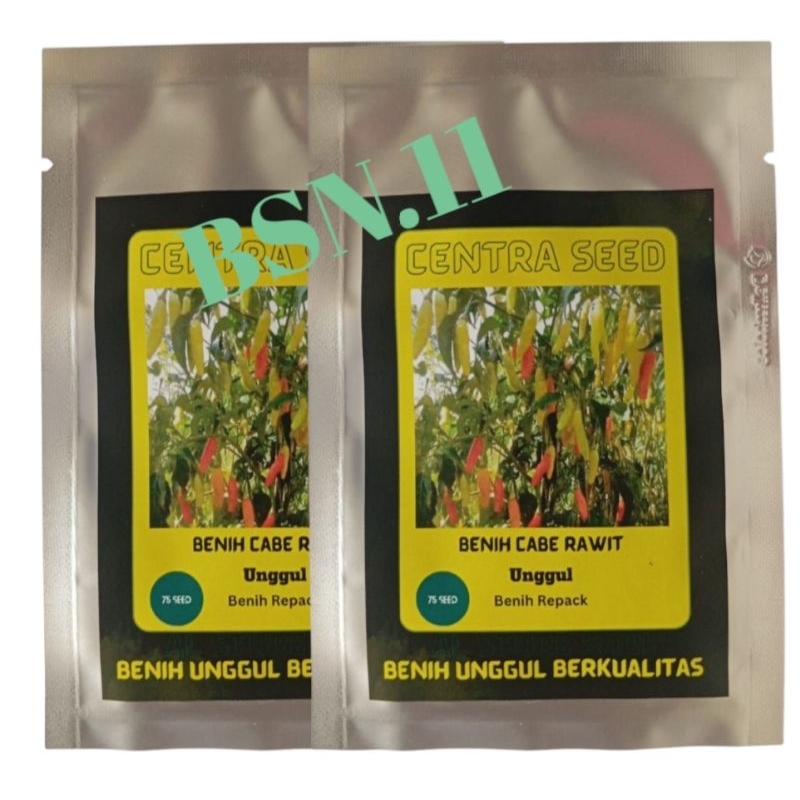 

Benih Cabe Rawit Unggul Repack Isi 75 seed - Kemasan Repack