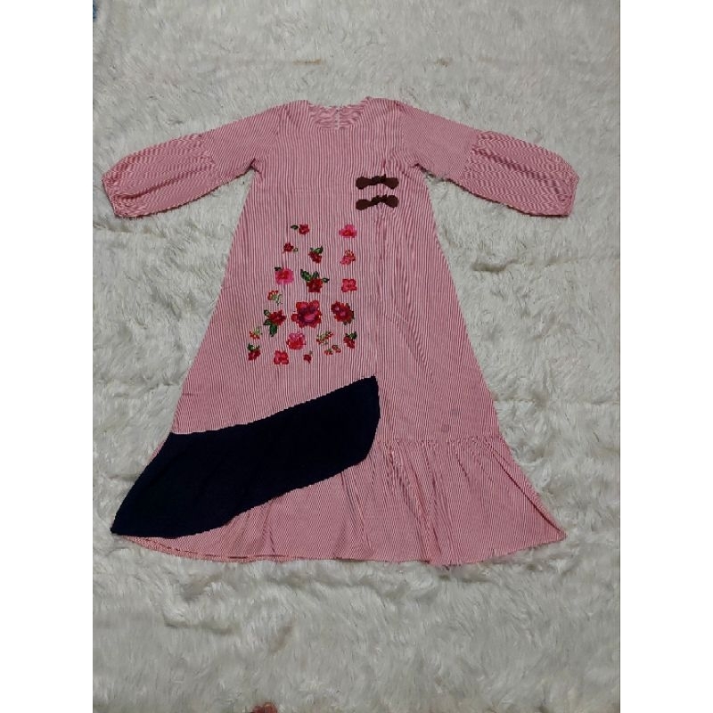 gamis pink anak