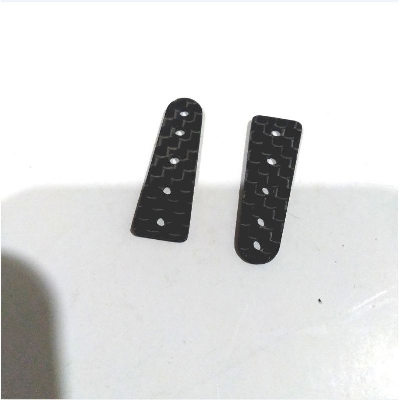 HG CARBON SHORT PLATE 2PCS / HG CARBON SIDE STAY SHORT