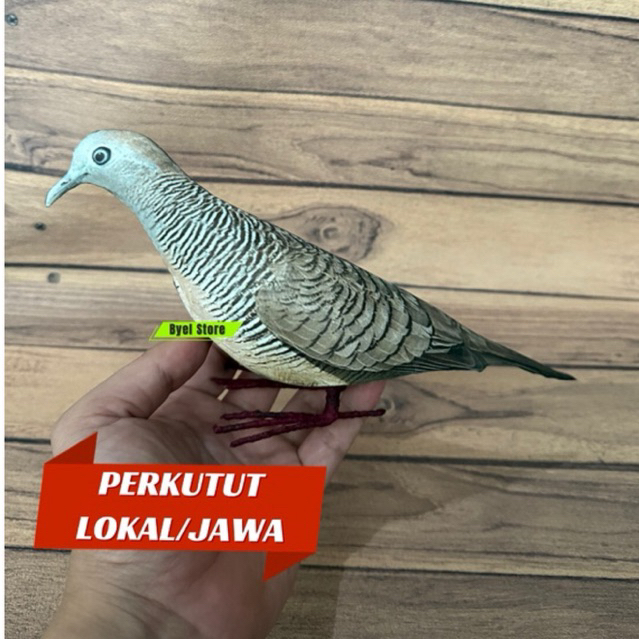 Jontrot Burung Perkutut - Patung Decoy burung perkutut
