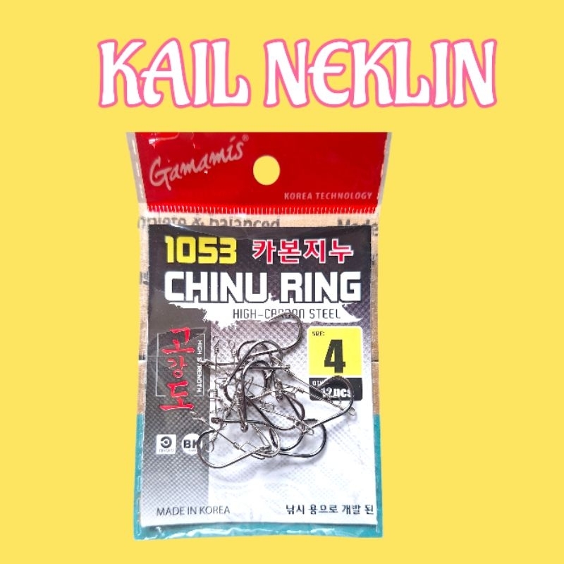 Kail Neklin Galatama Gamamis Chinu Ring 1053 Besar Pengaman Kawat Neklin Kail Pancing Galatam Ikan B