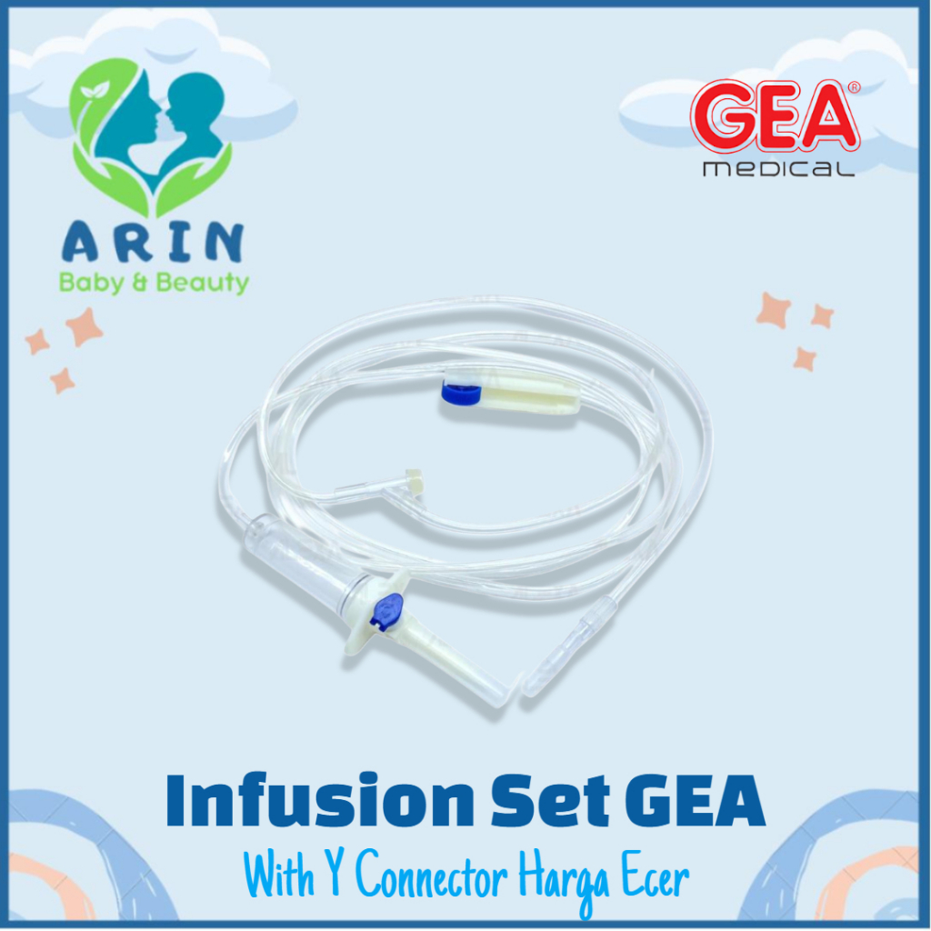 ECER-Infus Set Type Y GEA Dewasa / Selang Infus / Infusion Set With Y Connector Adult