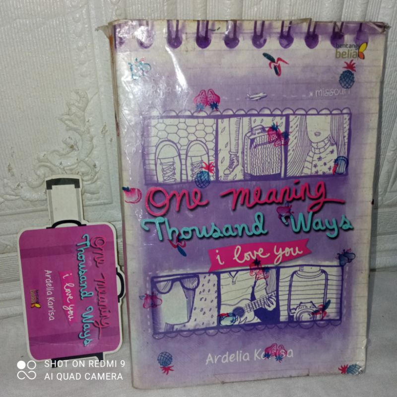 Preloved ORIGINAL Novel One Meaning Thousand Ways by Ardelia Karisa Bekas Penerbit Bentang Belia Sec