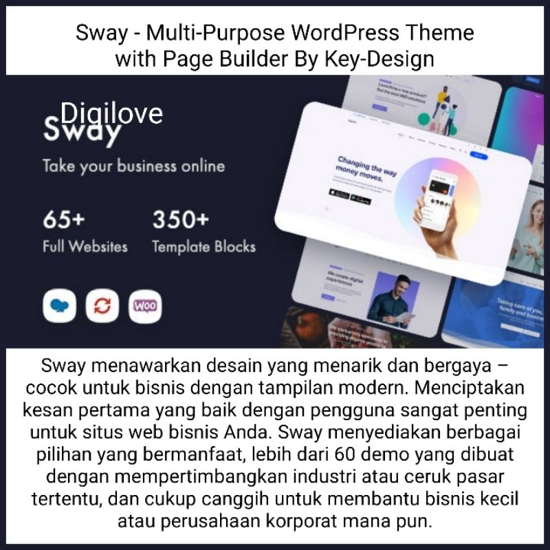 Sway - Multi-Purpose WordPress Theme with Page Builder By Key-Design