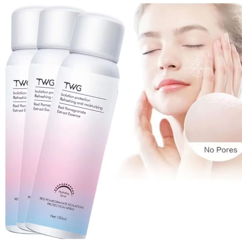 (COD) LIFUSHA Moisturizing Spray Whitening Pemutih Kulit Seluruh Tubuh 150 ml - Red Pomegranate Prot