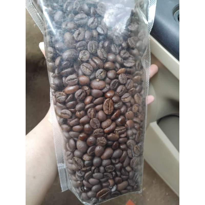 

Biji kopi Sangrai asli/Murni Robusta semende 1 kg