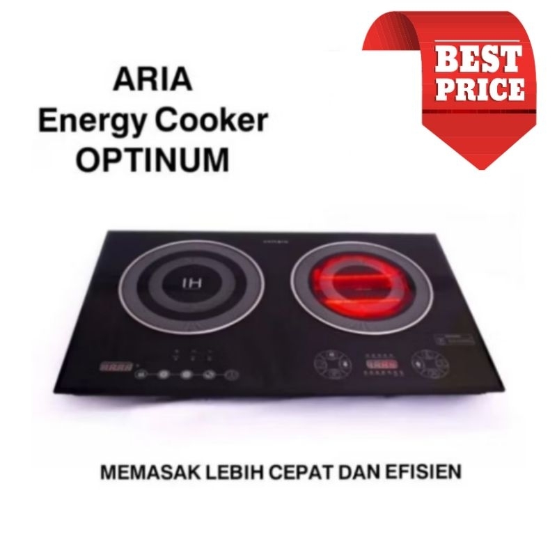 ARIA Energy Cooker OPTINUM - Kompor Listrik 2 Tungku Hemat Listrik