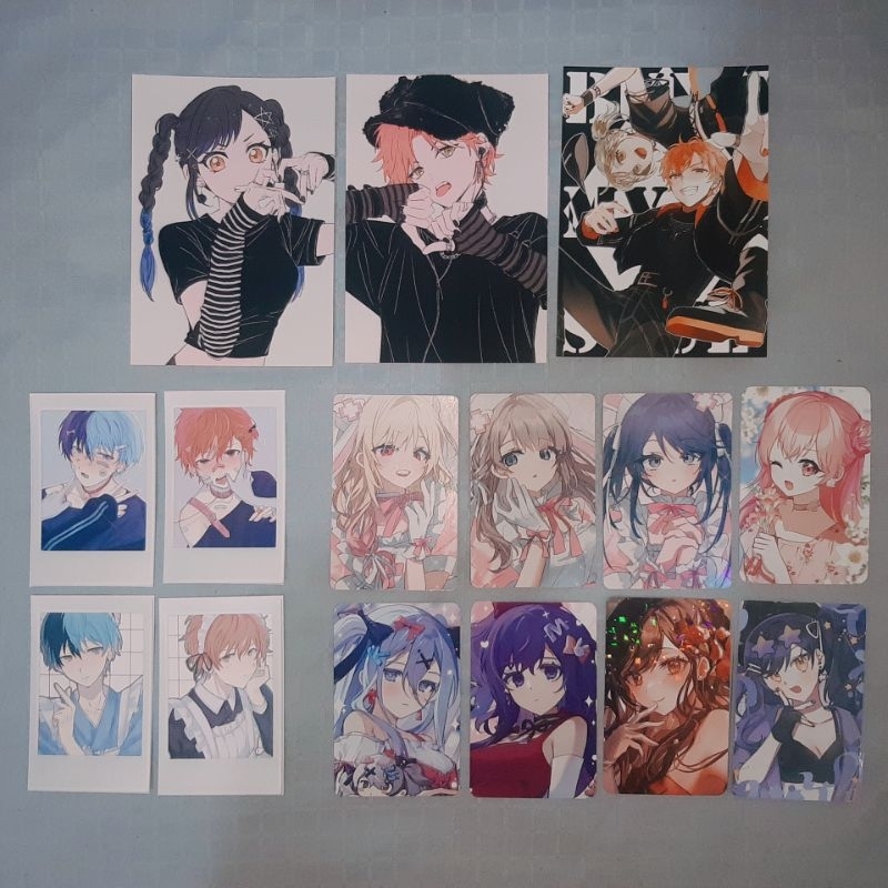 project sekai fanmerch - neppuri & photocards