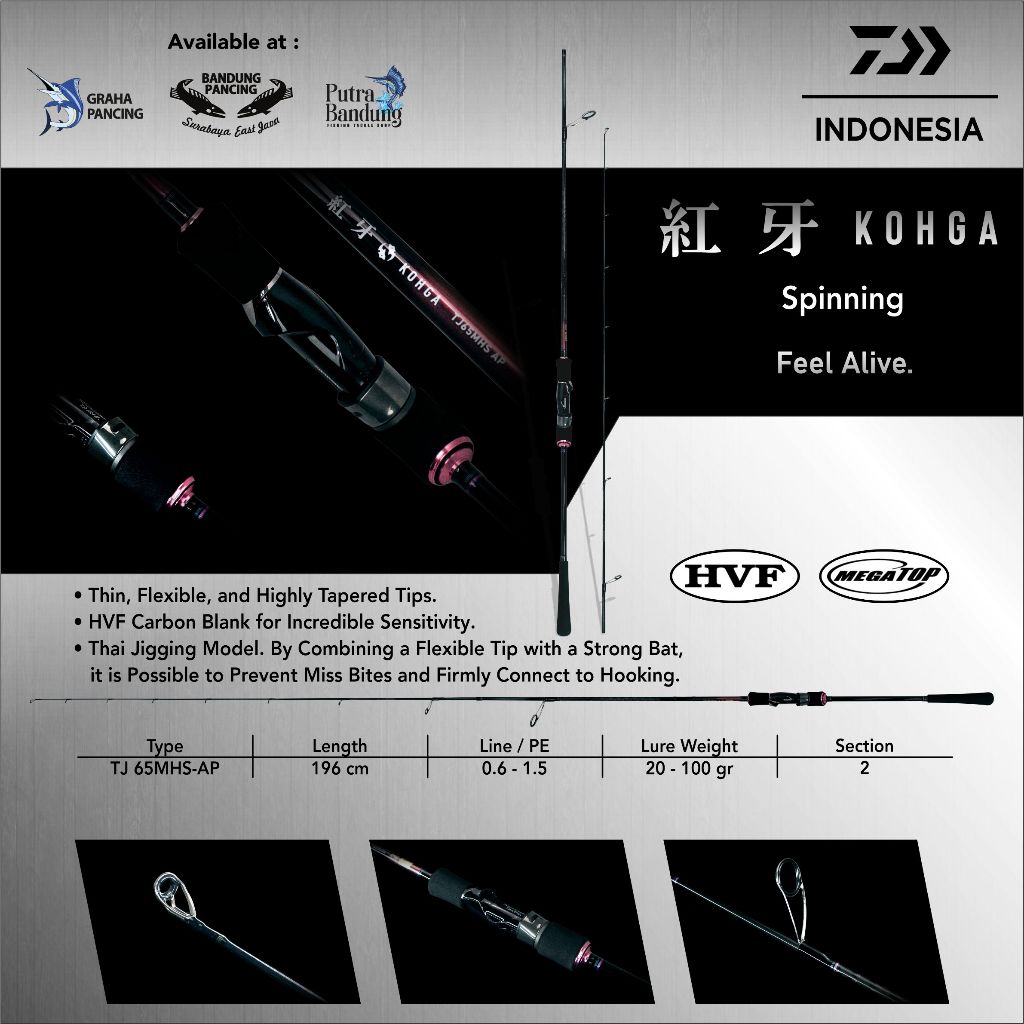 JORAN DAIWA KOHGA TJ65MHS