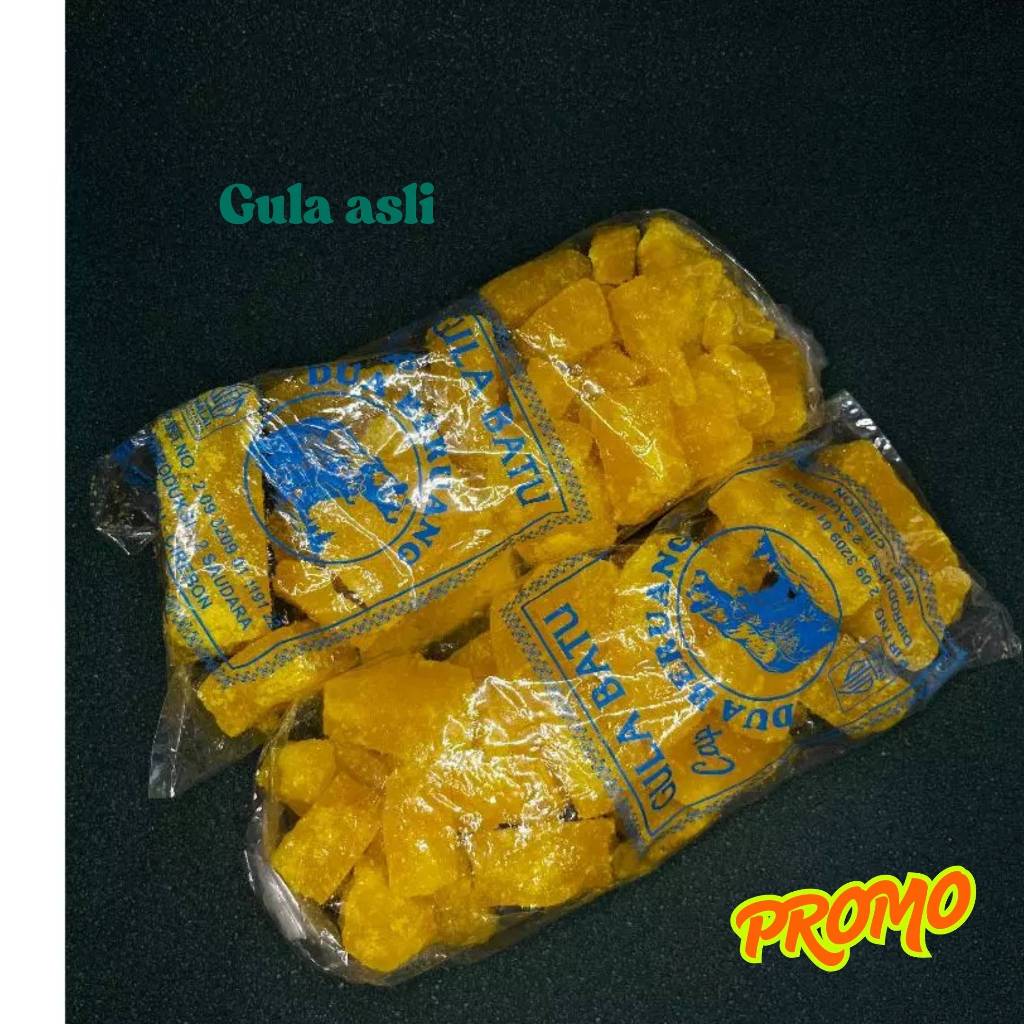 

Gula Batu Kuning Khas Cirebon 1kg Manis Khas Jawa cap gaja dan beruang