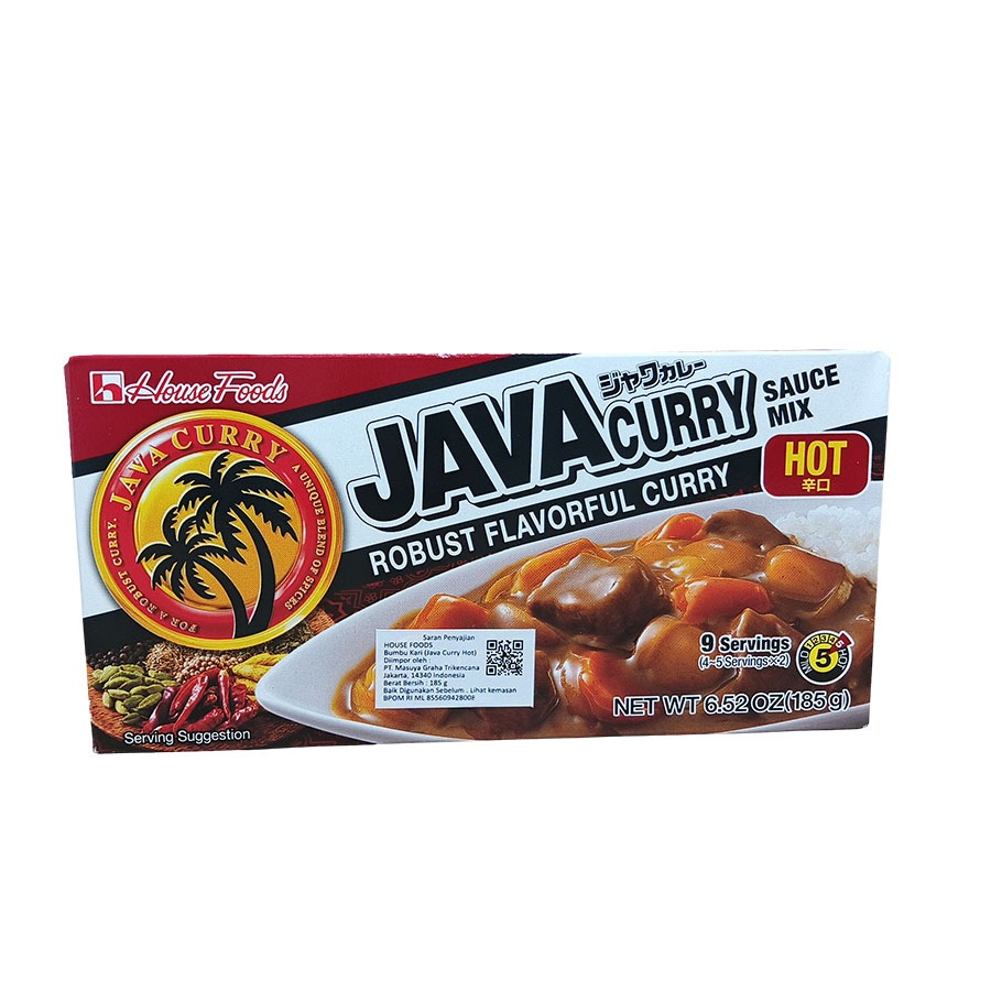 

HOUSE JAVA CURRY HOT C686M 185 G