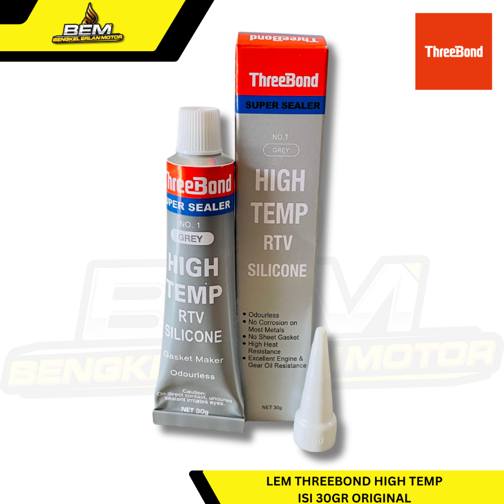 Lem Tribon (ThreeBond) High Temp RTV Silicone Isi 30gram
