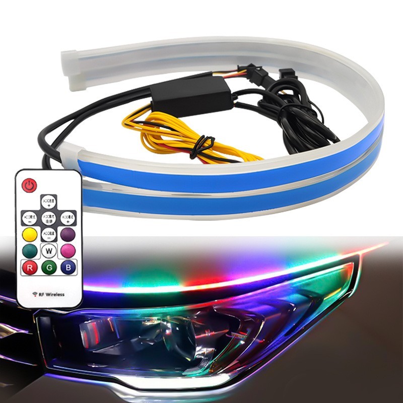 Lampu Led Running Alis Mobil 12volt Universal Innova Fortuner Sigra Avanza Rgb Remote Apps