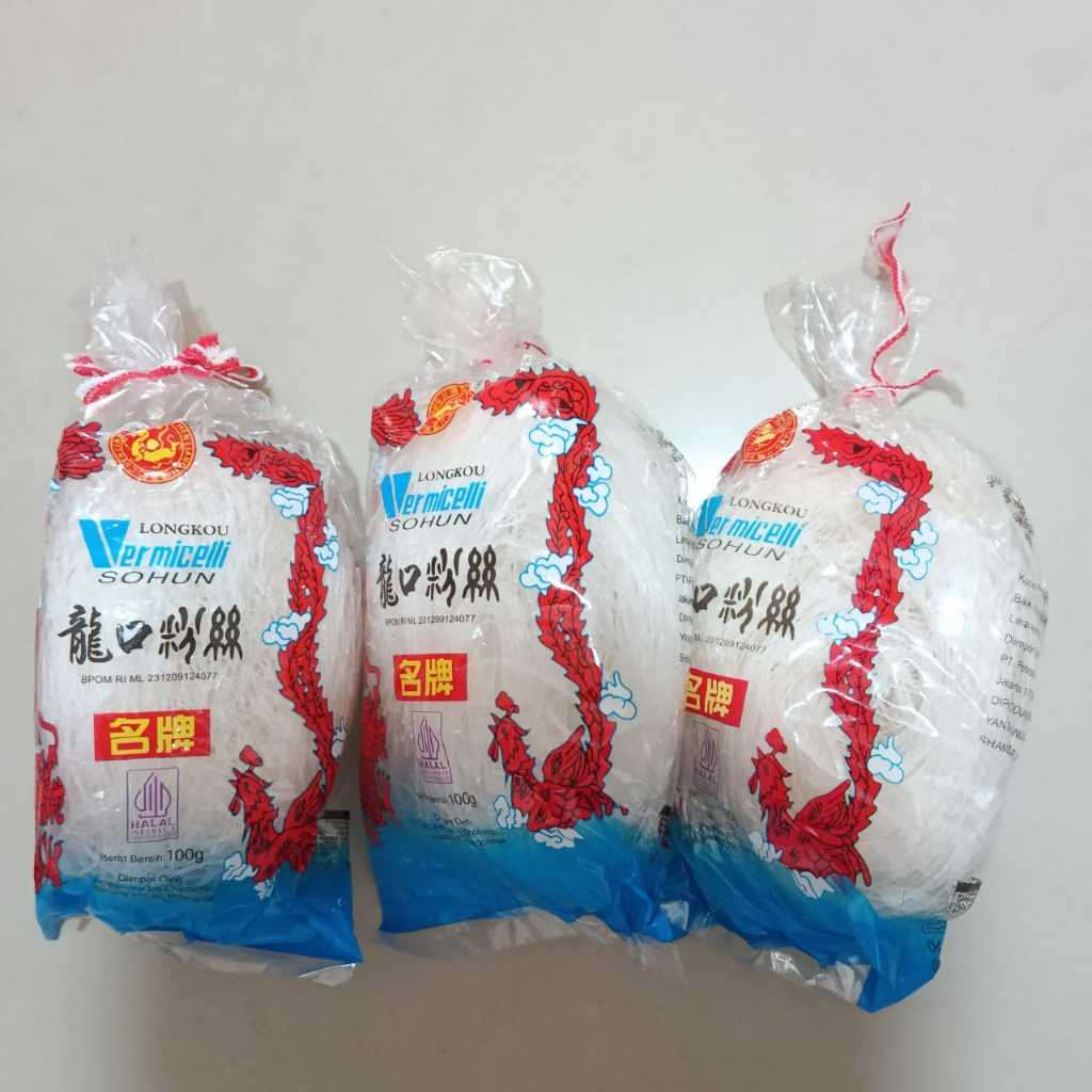 

Sohun Putih Cap Naga 50gr Merk. Vermicelli