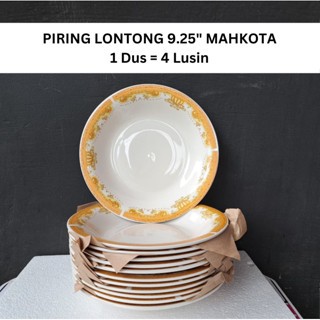 piring lontong keramik 9.25 inch / piring keramik