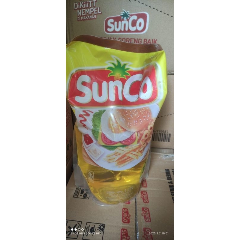 

Minyak goreng sunco 2 liter Refill pouch