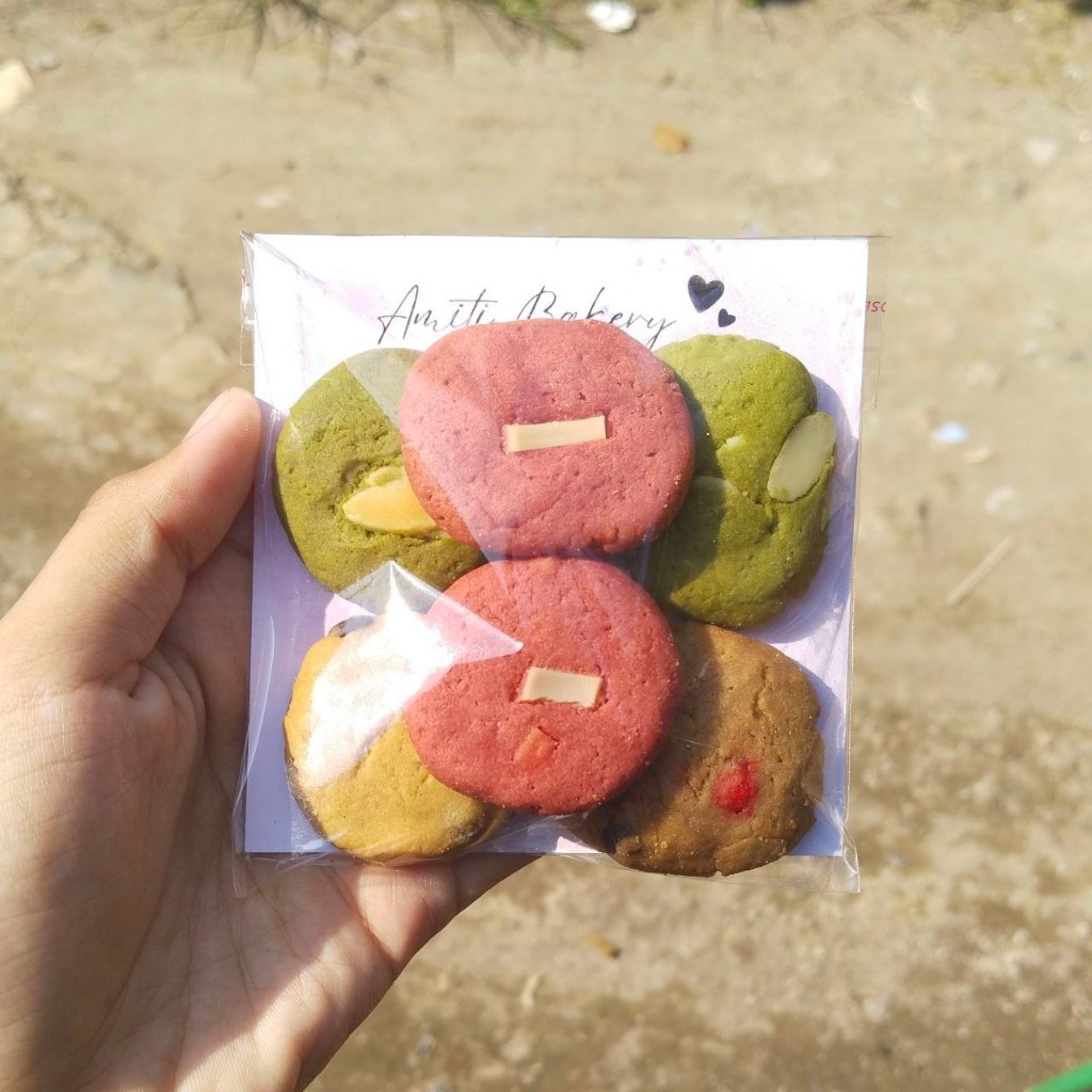 

[Amiti] 1 Pack Mini Cookies 6pcs