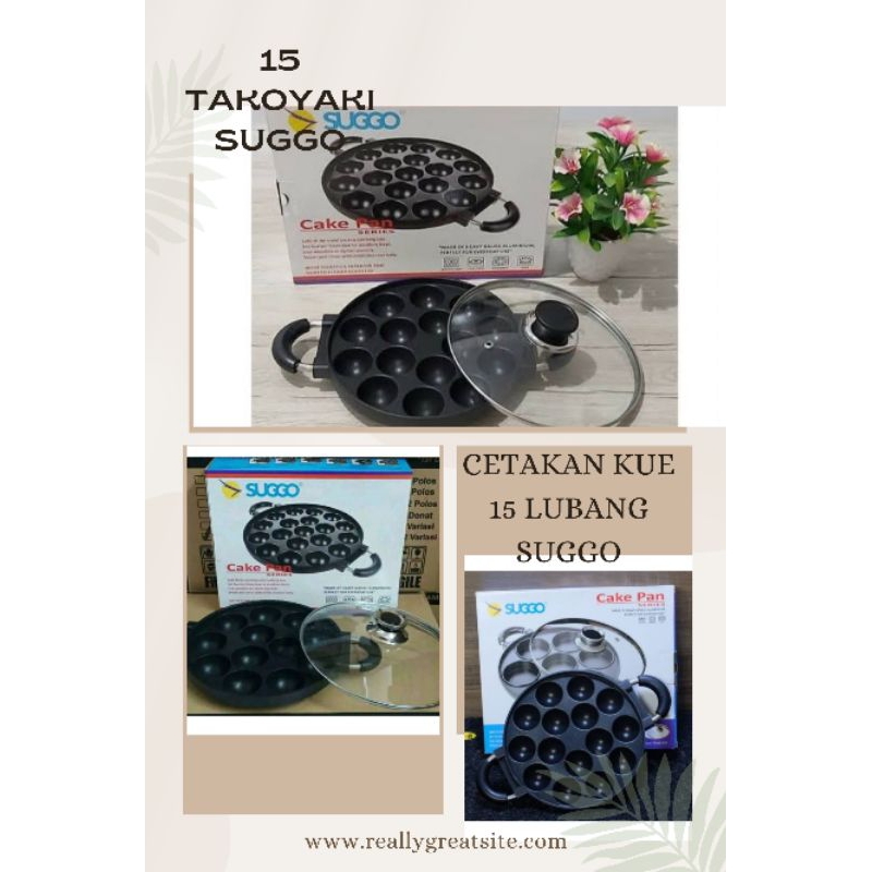 CETAKAN 15 TAKOYAKI SUGGO / CETAKAN 15 LUBANG TAKOYAKI SUGGO