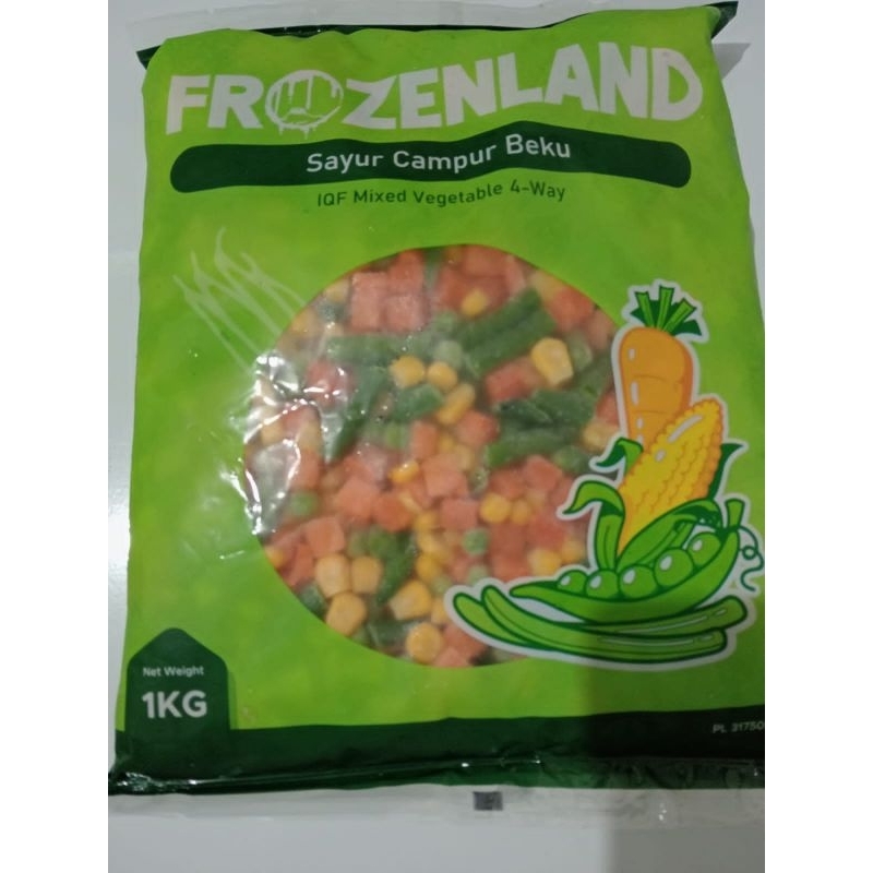 

Frozenland Mix Vege Sayur Beku Campur 1 Kilogram