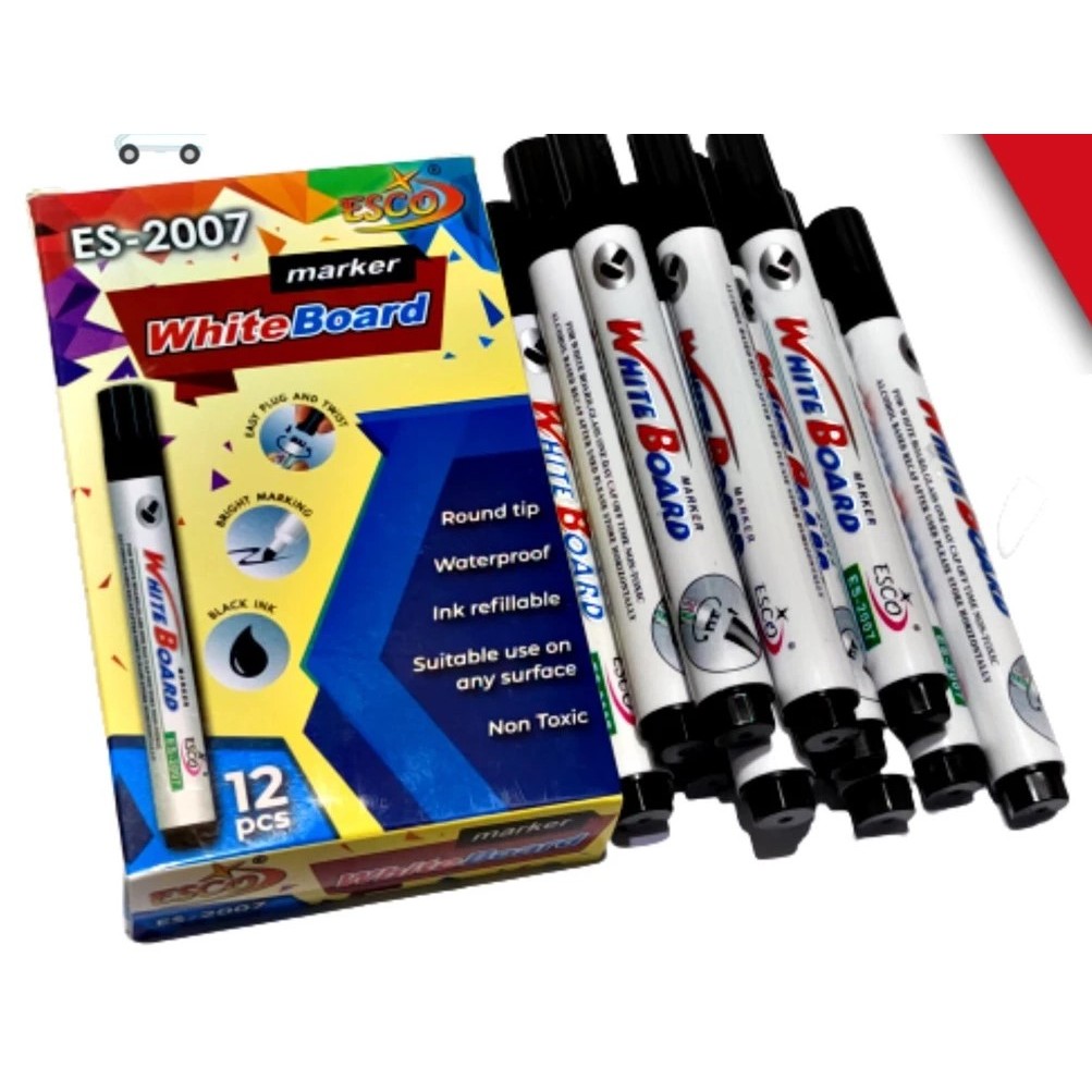 

Spidol White Board Merah Esco