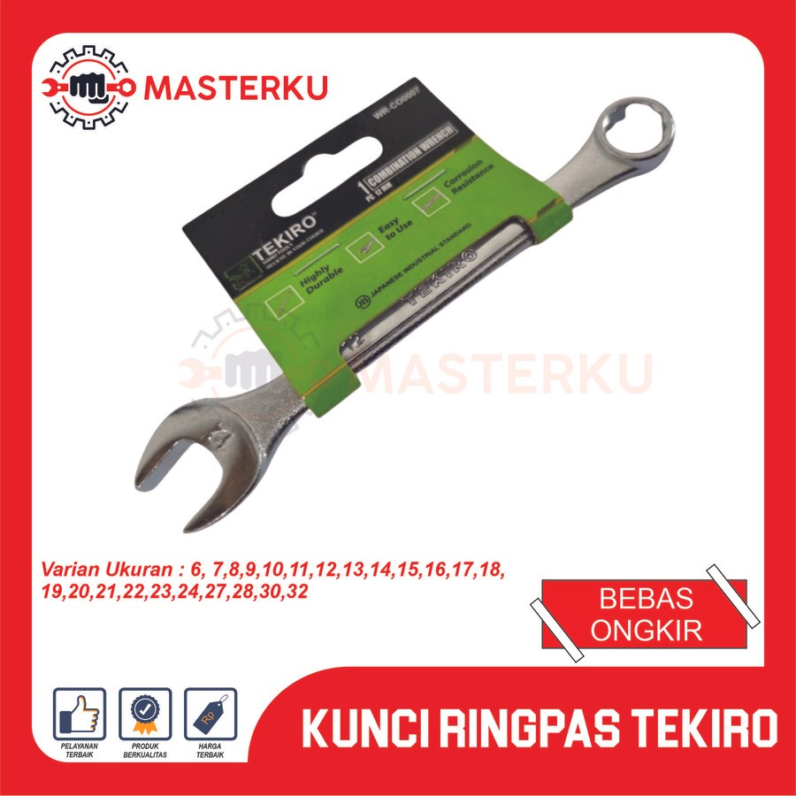 Kunci Ringpas Tekiro / Kunci Pas Cincin / Kunci Ring Pas Tekiro