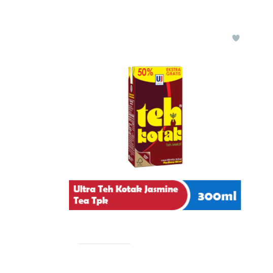 

ULTRA TEH KOTAK JASMINE TEA TPK 300mL