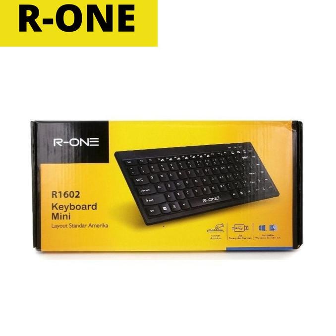 KEYBOARD MINI USB R-ONE R1602 / R 1602 WITH TOMBOL FN SUPER SLIM