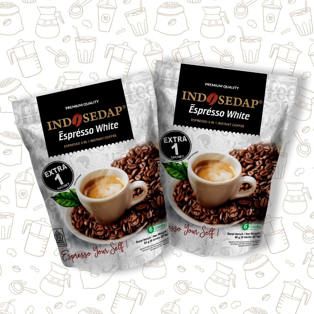 

Indosedap Espresso White Extra 1 Sachet - Pouch