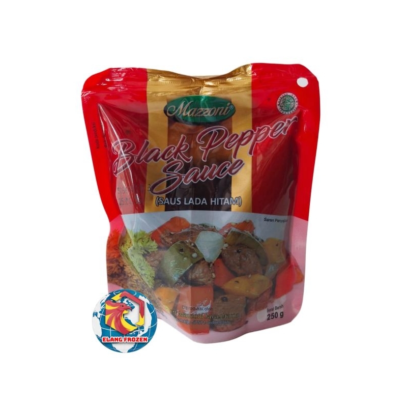 

Mazzoni Saus Lada Hitam 250gr
