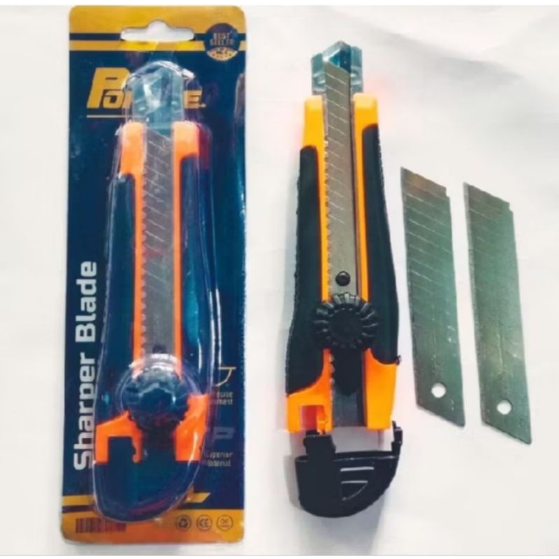 

PISAU CUTTER/PISAU KATER/PISAU CUTTER BESAR + SEREP ISI 2 PCS/KATER/CUTTER
