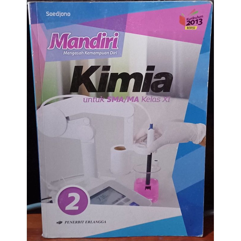 Original buku mandiri kimia untuk sma / ma kelas 11 / 2 sma ( buku bekas )