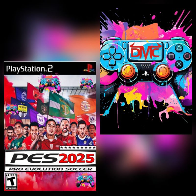 KASET Ps2 SLIM DAN FAT  PS2 PES 2025 LIGA BRI LIGA 1 INDONESIA PRO EVOLUTION SOCCER PS 2 TERBARU KAS
