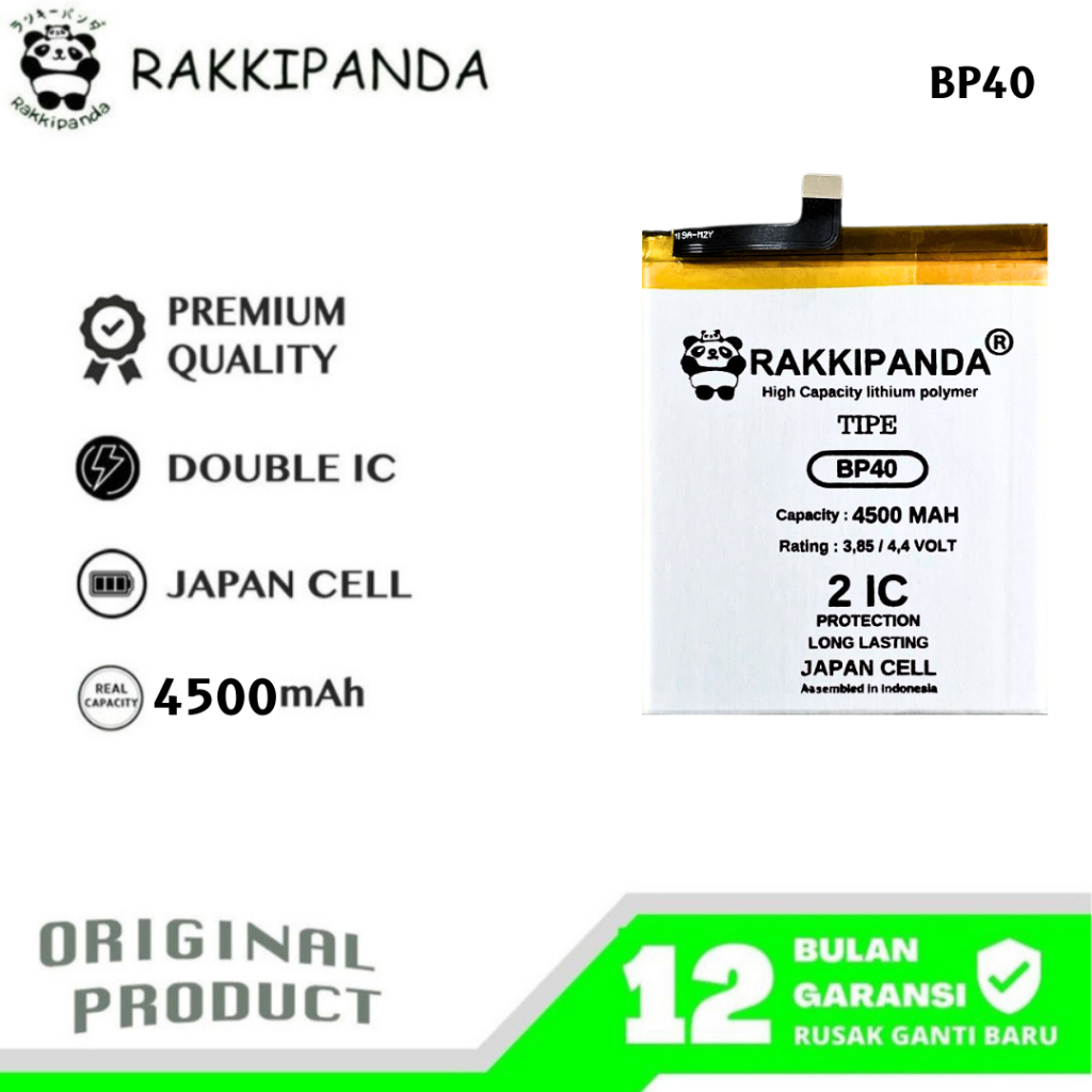 RakkiPanda - BP40 Redmi K20 Pro / MI 9T Pro Batre Batrai Baterai