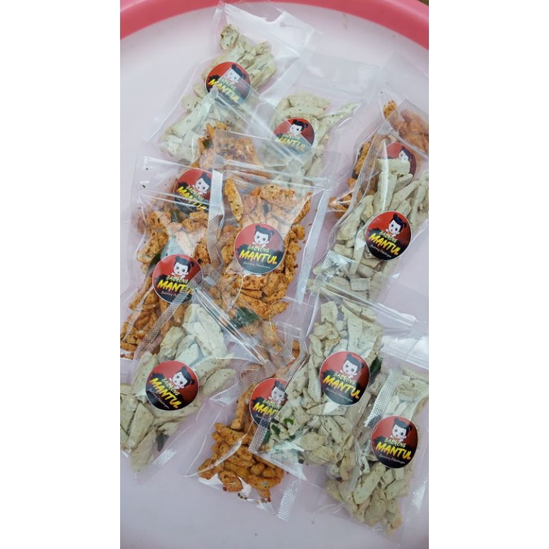 

Basreng Mantul Pedas dan Original bumbu ngluget