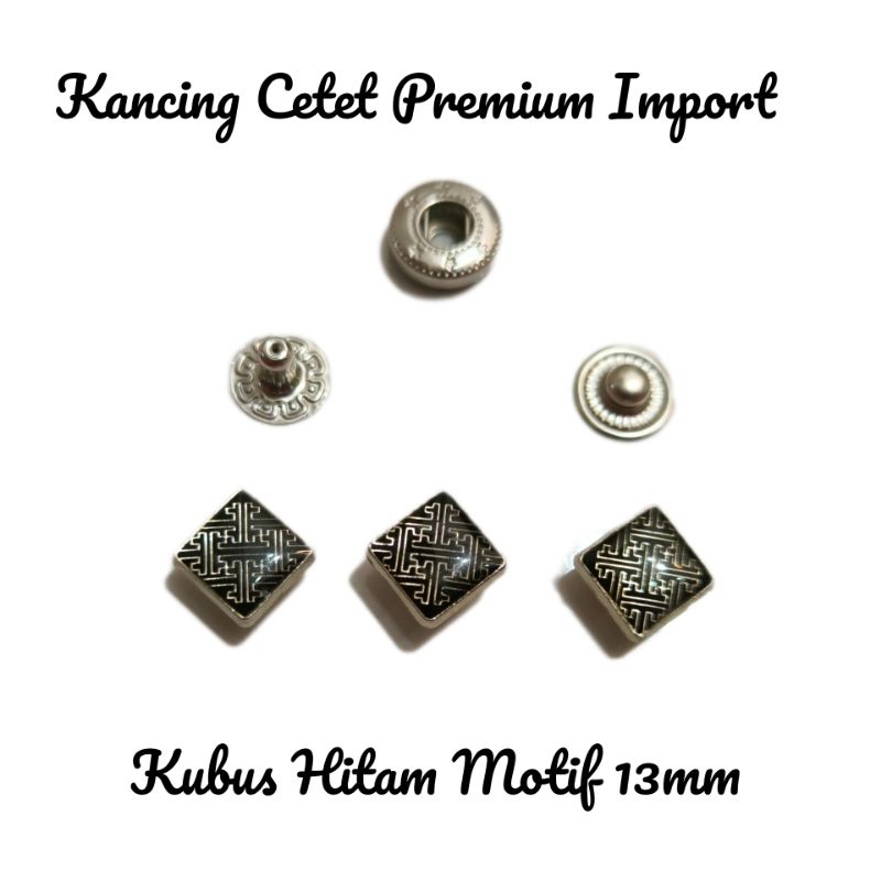 Kancing Snap Premium Import, Kancing Cetet Besi, Kancing Cetek